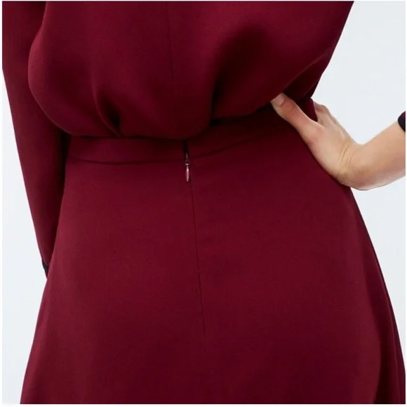 J. Crew Midi A-line skirt in 365 crepe - Picture 3 of 6